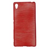 A000321 LD Case A000321 Back Cover geborsteld voor Sony Xperia Z4, rood
