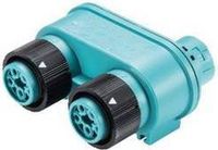 Wieland 46.050.1253.6 Connecteur rond distributeur Série (connecteurs ronds): RST® MINI Nombre total de pôles: 4 + PE 1 pièce(s)