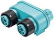 Wieland 46.050.1253.6 Connecteur rond distributeur Série (connecteurs ronds): RST® MINI Nombre total de pôles: 4 + PE 1 pièce(s)