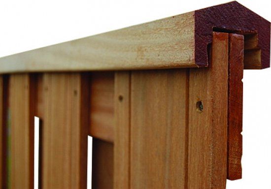 Intergard Afdeklatten schutting tuinscherm hardhout 180cm