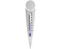 TFA Dostmann TFA Bloempot Thermometer - 22 cm - binnen/buiten - RVS - ruimte voor labels