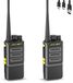 Talkie-walkie UHF - 5 W - 16 canaux - 2200 mAh - Lot de 2