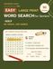 Easy Large Print Word Search for Seniors: Golf