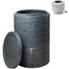 ARRONDO Kit cuve 250 L Gris graphite - Ø 65 x 93 cm