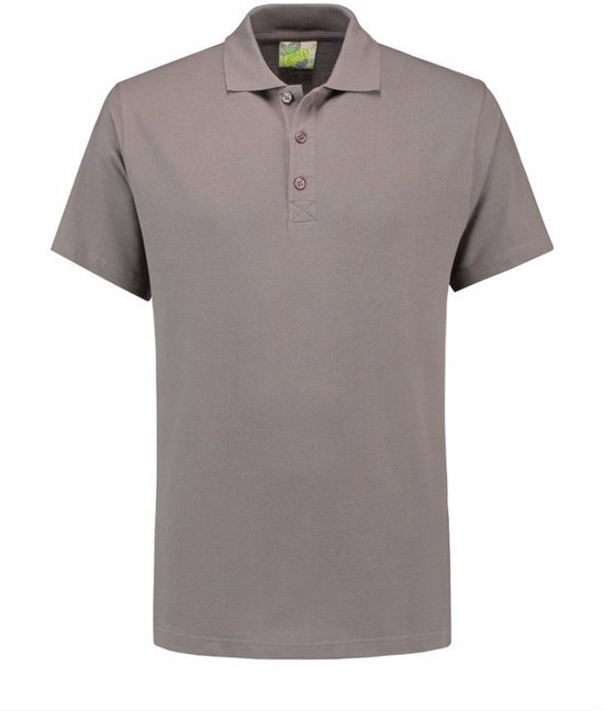 Lemon & Soda Premium poloshirt 100% katoen voor heren XL licht grijs