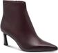Tamaris Dames Enkellaarsje 1-25320-47 537 Rood Leer Kitten Heel Ritssluiting Puntige Neus 41 EU