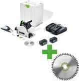 Festool TSC 55 5,0 KEBI-Plus/XL Accu Invalcirkelzaag 18V 5.0Ah in Systainer - 577342