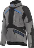 Dainese Gullfoss D-Dry waterdichte motorjas - Zwart/grijs/blauw - Maat 54