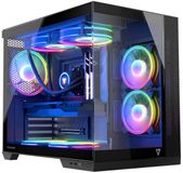 Modecom Volcano Panorama APEX - Midi Tower Behuizing - ARGB - 7 Ventilatoren - Zwart
