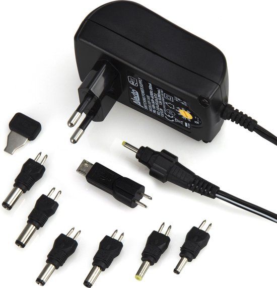 Alecto EUP-1500 Universele Adapter - 1500mA - Zwart