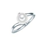 Valero Pearls Dames Lady Ring 925 Zilver zoet water Parel 56 Zilver 32018589