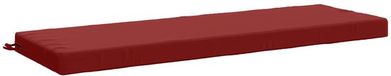 vidaXL Bankkussen SOEST 100% Polyester Wijnrood 150 x 50 x 8 cm