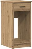 vidaXL Computertorenstandaard met lade 35x45x77 cm Artisanaal eiken