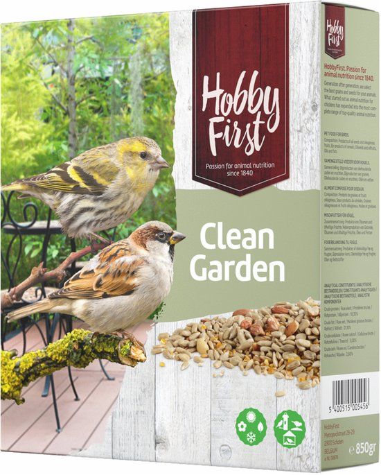 Hobbyfirst Wildlife Clean Garden - Vogelvoer - 850 g