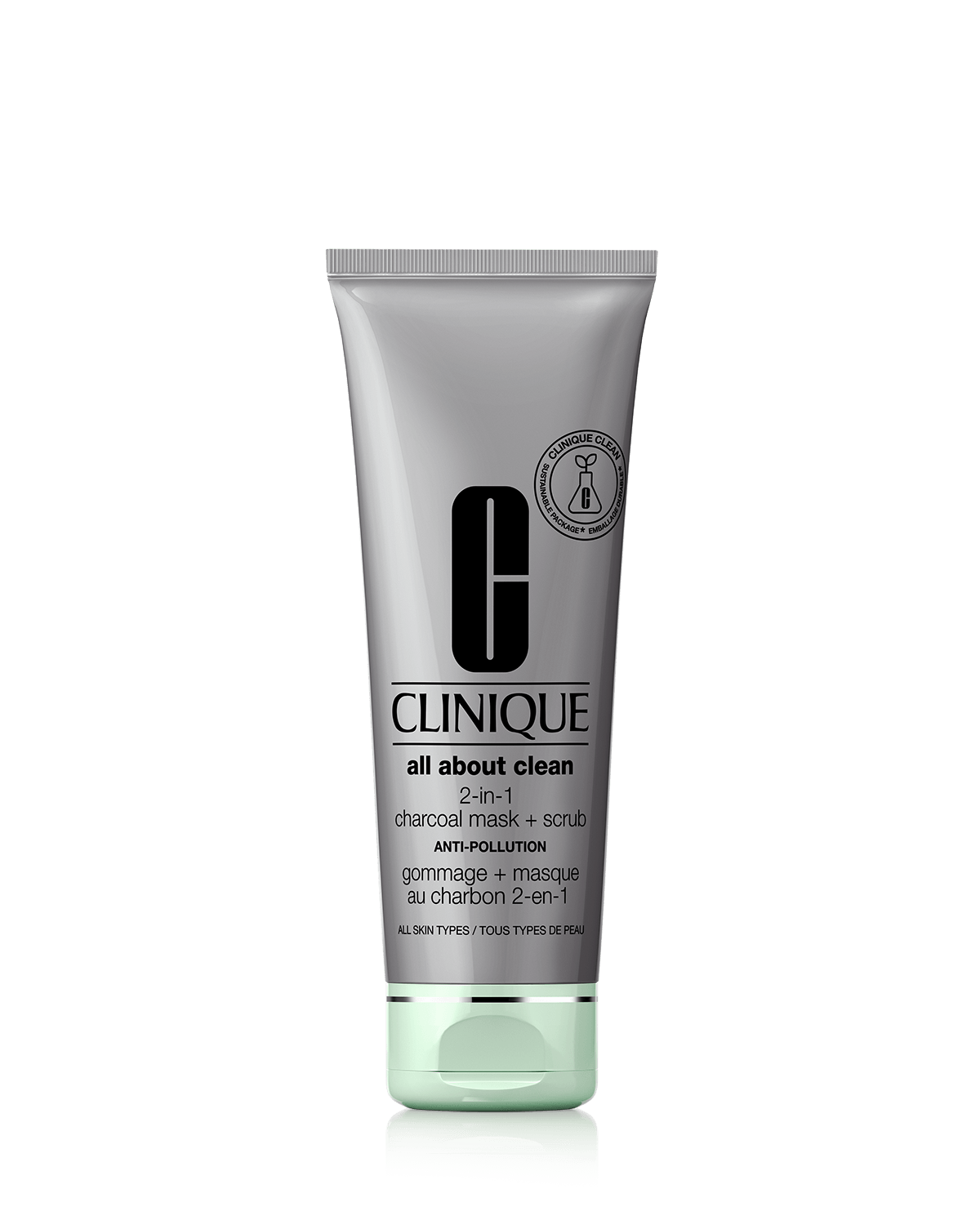 Clinique All About Clean 2-in-1 Charcoal Mask + Scrub