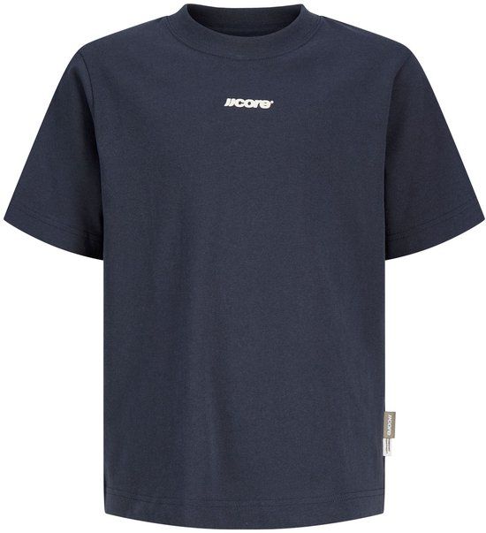 Jack & Jones Junior T-shirt met backprint - donkerblauw