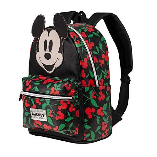 karactermania Mickey Mouse Cherry-rugzak, modieus, zwart