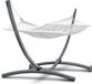 Viking Choice Hangmat standaard - met wielen - 380x130x125 cm - antraciet