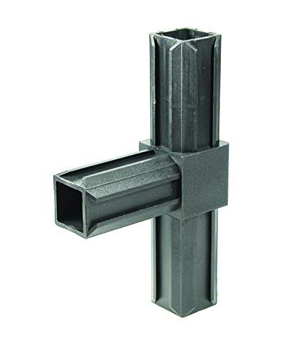 Alberts XD-buisverbinding T-stuk - 30 x 30 x 2,0 mm - Zwart