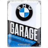 Nostalgic-Art BMW Garage Retro Metalen Bord 30 x 40 cm