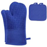 MILcea Ovenhandschoenen, set van 4 (blauw)