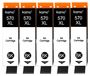 Canon 5-pack cartouches d'encre PGI-570XL pour Canon Pixma MG/TS série