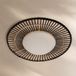 Anne Lighting Aura Plafondlamp Zwart Bamboe Glas Hout Ø 50cm LED