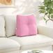vidaXL - Rugkussen - Roze - 45 x 24 x 50 cm - Stof