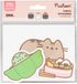 Grupo Erik Pusheen - Lot de 2 rouleaux de sushi en vinyle 4 autocollants - Multicolore