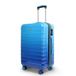 Blade set de valises 3 pièces extensible - trolleys rigides - bagage cabine légère en ABS + PC avec serrure TSA - 4 roulettes pivotantes - set de 3 valises, Bleu, L