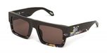Just Cavalli SJC103V Marrone scuro lucido 53/21/140 WOMAN Zonnebrillen