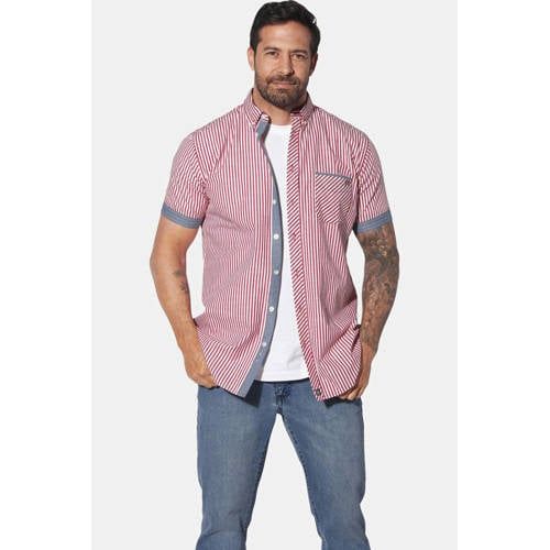Jan Vanderstorm casual overhemd rood