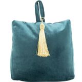 Mars & More Deurstopper fluweel petrol 18cm