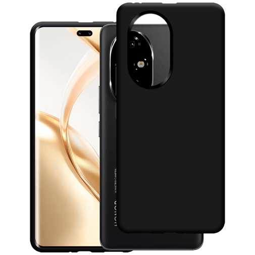 Just in Case TPU Back Cover Zwart Honor 200 Pro