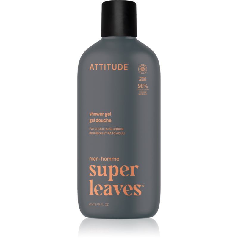 Attitude Super Leaves Patchouli & Bourbon Shower Gel 415 ml