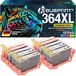 10 cartouches d'encre compatibles 364 XL