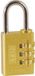 Kasp K11030D Hangslot 32 mm Goud-geel Cijferslot