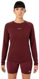 Nnormal Merino T-shirt Met Lange Mouwen Rood L Vrouw