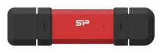 Silicon Power DS72 Clé USB 250 Go USB Type-A / USB Type-C 3.2 Gen 2 Rouge
