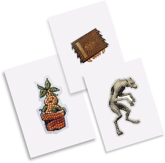 Crystal Art Harry Potter Stickers, 3 Stuks