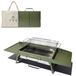 Merkloos Houtskoolgrill Compact Opvouwbaar 39 x 27 cm Groen