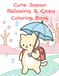 Cute Japan: Relaxing & Cozy Coloring Book: Adorable Cats in Simple Japanese Moments