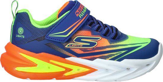 Skechers Flex-Glow Ultra - Jongens Sneakers - Blauw - Maat 28 - Blauw - Lente/Zomer 2025