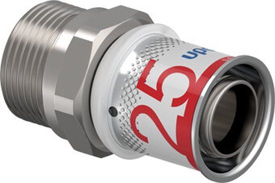 Uponor S-Press Plus puntstuk - 25 mm pers x 22 mm klem
