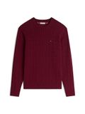 TOMMY HILFIGER Pull 'Classic' bordeaux
