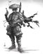 Komar Star Wars Vision Samurai Bounty Hunter Wandafbeelding 40 x 50 cm