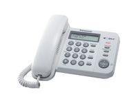 Panasonic KX-TS560EX1W Telefoon met snoer met nummerherkenning Wit