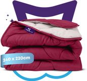 Slaapspeciaal Candas Import Export Slaapspeciaal Eazydekbed Series Rood/Creme 240x220 cm