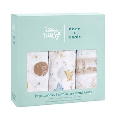 ADEN aden + anais™ Winnie de Poeh 3-pack poepdoekjes