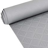 ANRO Rubberen Mat Traanplaat Grijs 100x80cm